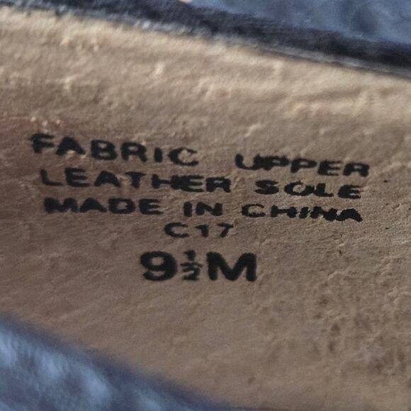 Ann Marino Black Jacquard Block Heel Pumps – Women’s 9.5M - Picture 5 of 10